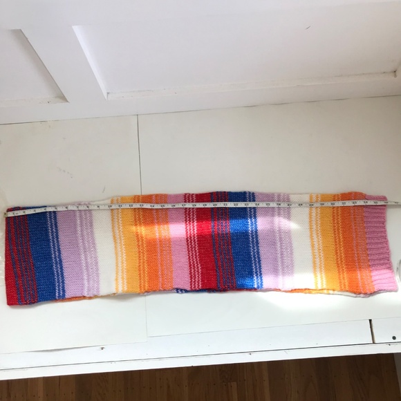 OLD NAVY Scarf and Hat Set Striped Rainbow NWT - Picture 12 of 15